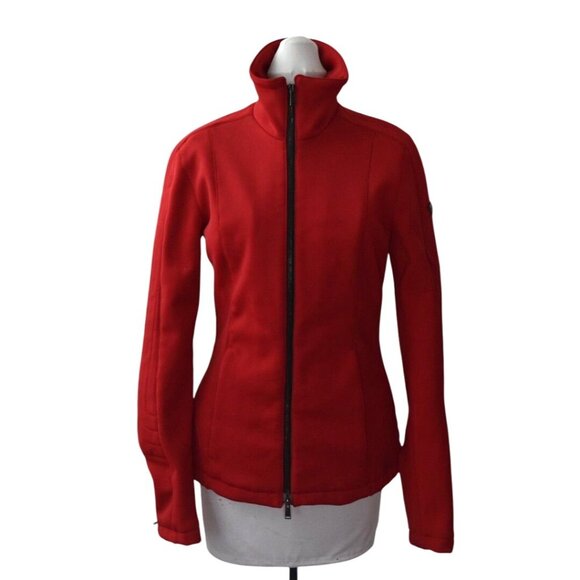 Post Card Jackets & Blazers - Post Card Womens Red Ski Jacket Size 10 Full Zip Padded Winter